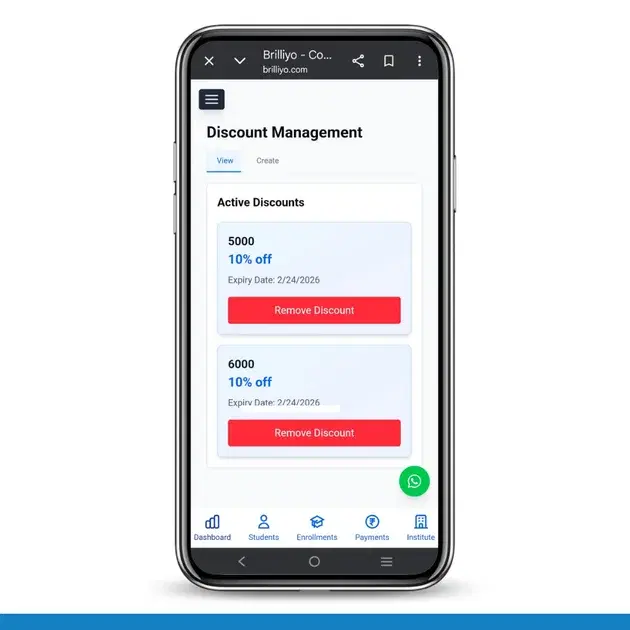 Transaction Feature – Discount Management
