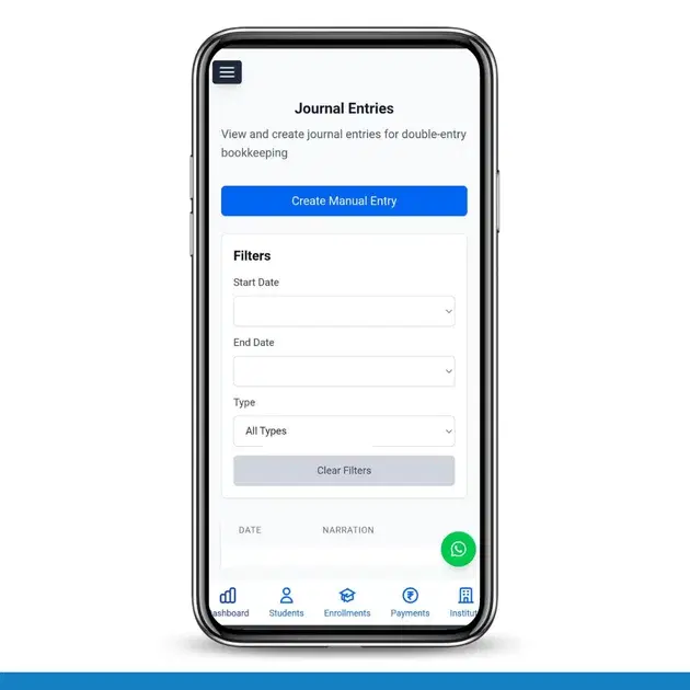 Accounting Feature – Journal Entries