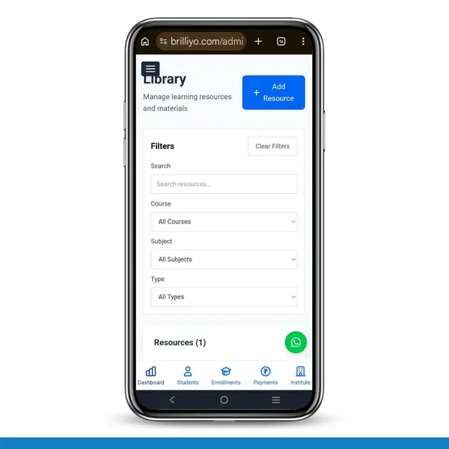 Academics Feature – Library Management