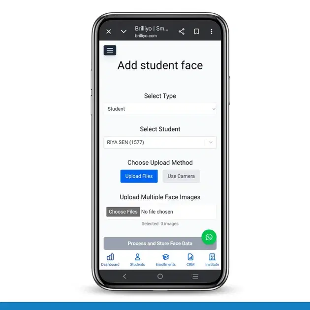 Attendance Feature – Add Face