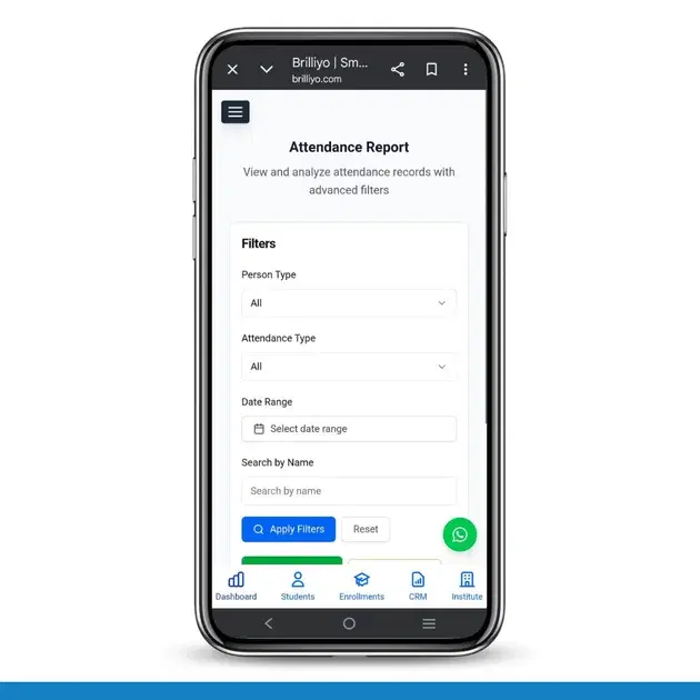 Attendance Feature – Attendance Report