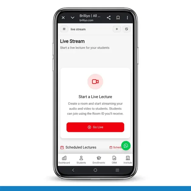 Live Stream Feature