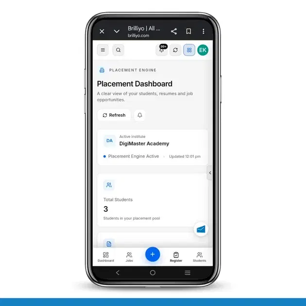 Brilliyo Placement Engine – Benefits and Dashboard Overview