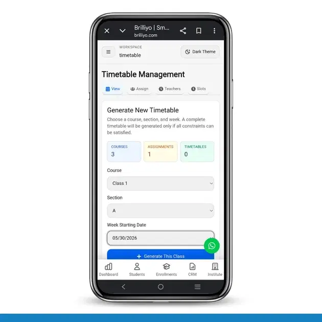 Timetable Management – Step-by-Step Guide